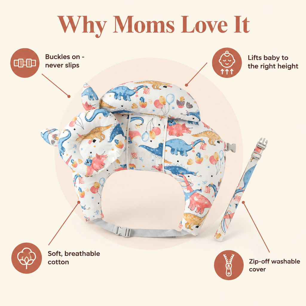 Why moms love the Mamora nursing pillow
